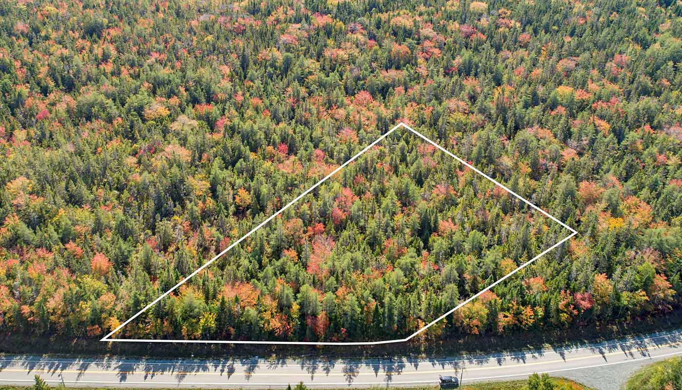 Immobilien Kanada-Cape Breton-Redbird Estates-Luftaufnahme vom Grundstück